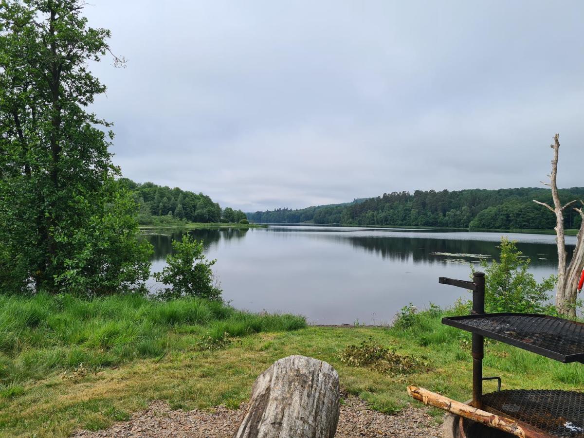 Stuga I Naturen Simlångsdalen Buitenkant foto