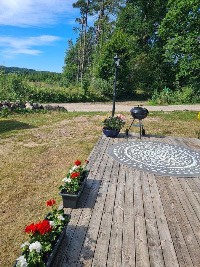 Stuga I Naturen Simlångsdalen Buitenkant foto